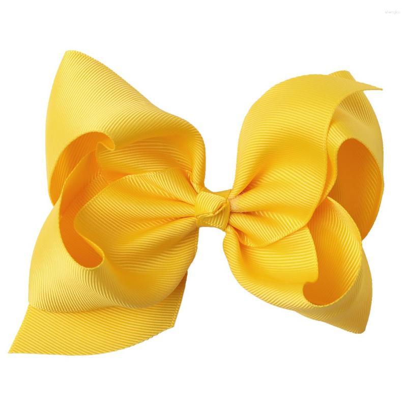

Hair Accessories 1PC 5inch Big Bows With French Clips For Girls Grosgrain Ribbon Bow Hairclip School Children, 06
