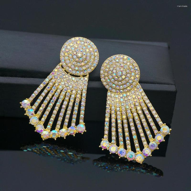 

Dangle Earrings Classic Crystal Women African Tassel Bohemian Drop For Wedding Gifts