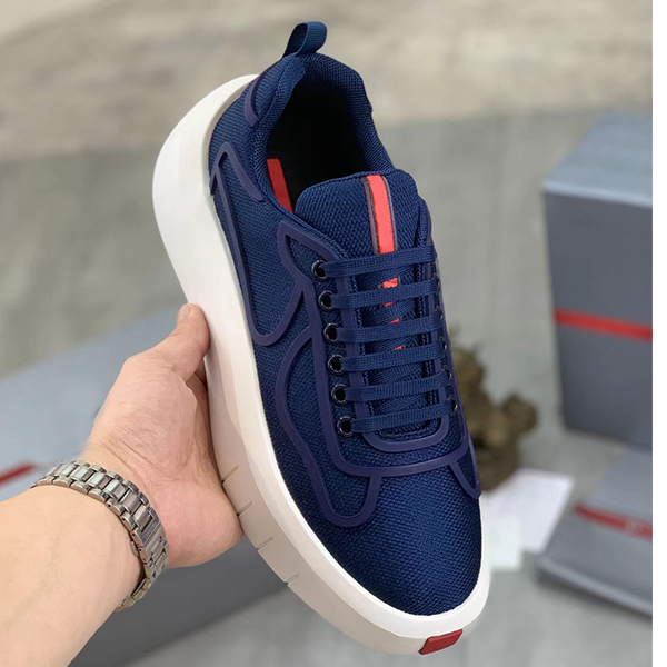 

Designer duds men's shoes white shoe sneakers new summer with the thick white bottom surface breathable leisure sports shoes men have four classic color optional, Blue