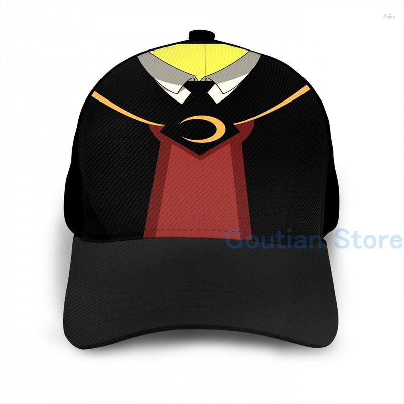 

Ball Caps Fashion Koro Sensei - Assassination Classroom Basketball Cap Men Women Graphic Print Black Unisex Adult Hat