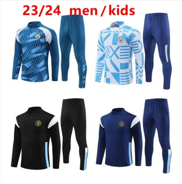 

HAALAND 23/24 soccer tracksuit DE BRUYNE MAN city CITIES GREALISH STERLING FERRAN MAHREZ FODEN 2023 2024 training suit uniforms JACKET chandal de futbol survetement