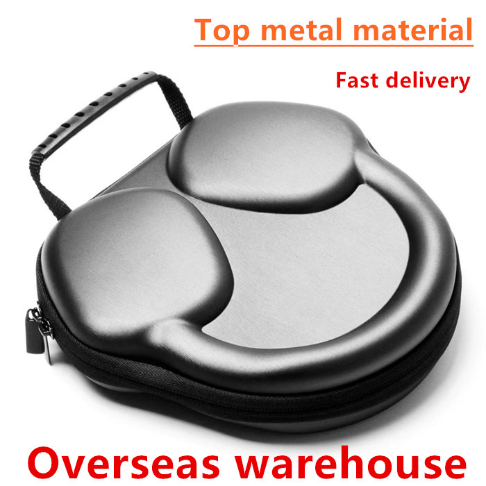 

metallic case For airpods max air pods pro 2 3 2nd generation Headband Headphone shockproof case Accessories Solid Waterproof Protective Earphones cover Case