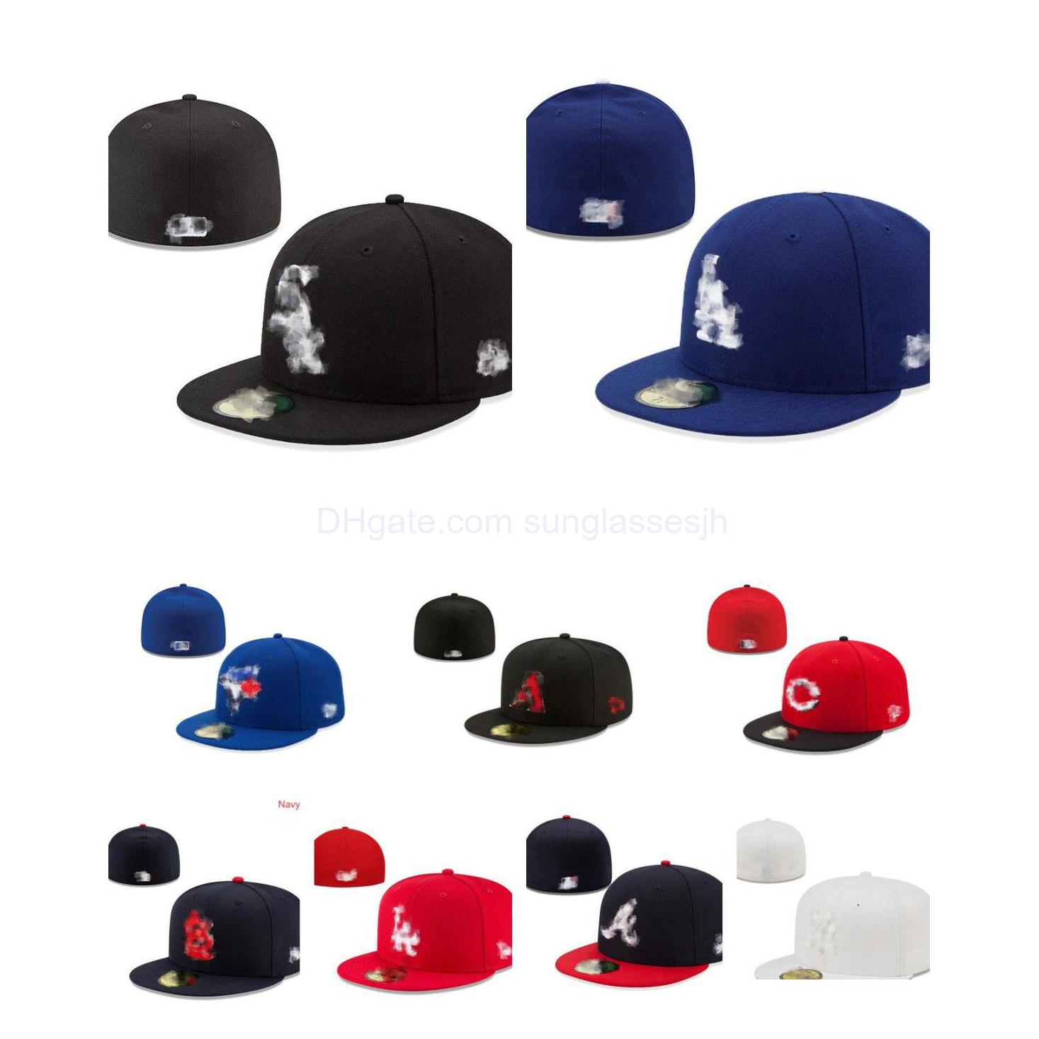 

Ball Caps 2023 Fitted Hats Snapbacks Hat Adjustable Baskball All Team Logo Top Quality Outdoor Sports Embroidery Cotton Flat Closed Dh1Kd, As show
