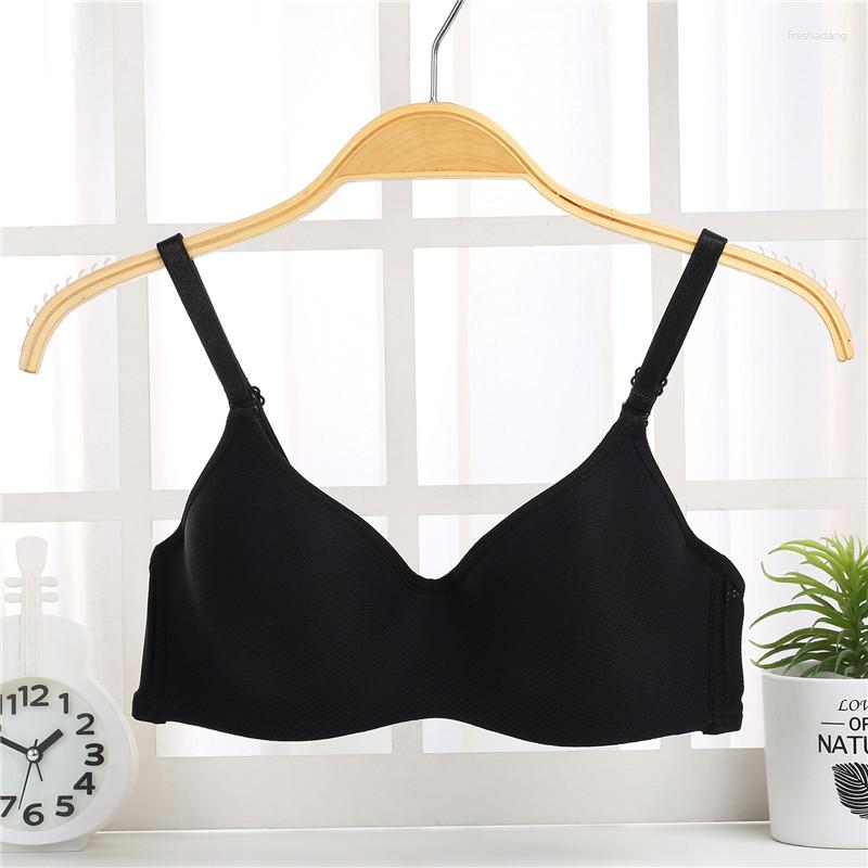 

Bras Women Black Sexy Lingerie Deep U Bra Thin Cup Gather Breast Push Up Breathable Solid Underwear Bralette