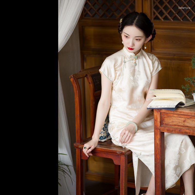 

Ethnic Clothing Improved China Cheongsam Elegant Qipao Chinese Style Dress