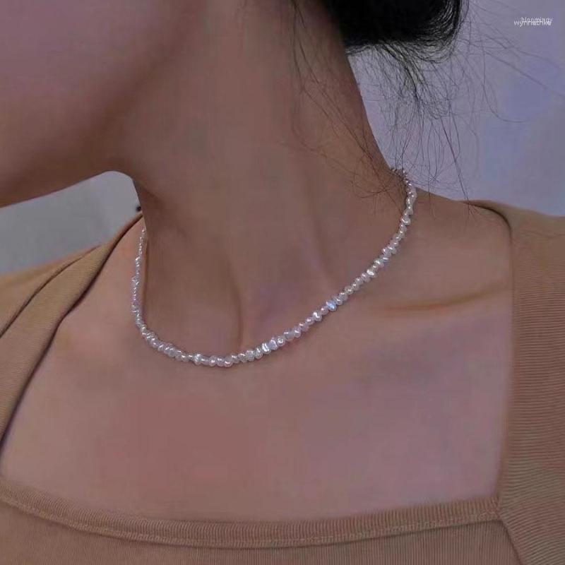 

Chains High Quality Fashion Natural Small Freshwater Pearl 14K Gold Filled Female Chokers Necklace Jewelry For Women Gifts