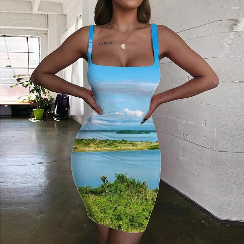 

Casual Dresses SOMEPET Giraffe Dress Women Animal Sundress Beauty Ladies Funny Halter Sleeveless Lake Vestido Sexy Womens Clothing, Aad-zh-10081