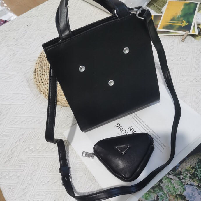 

Brand women's Messenger Bags New Fashion Love Small Pocket Detachable Mother Child Tote Bag men Single Shoulder Crossbody Handheld Mahjong Bag 20x23x7cm black, Black 7061 724215011179