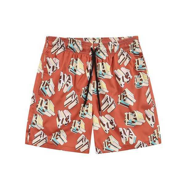

2023 Designer Palm Men's Shorts Wide Leg Print Cotton Jersey Shorts With All-over Print Drawstring at the Waist Casual Summer Beach designer mens swim shorts 14JEWV, 12