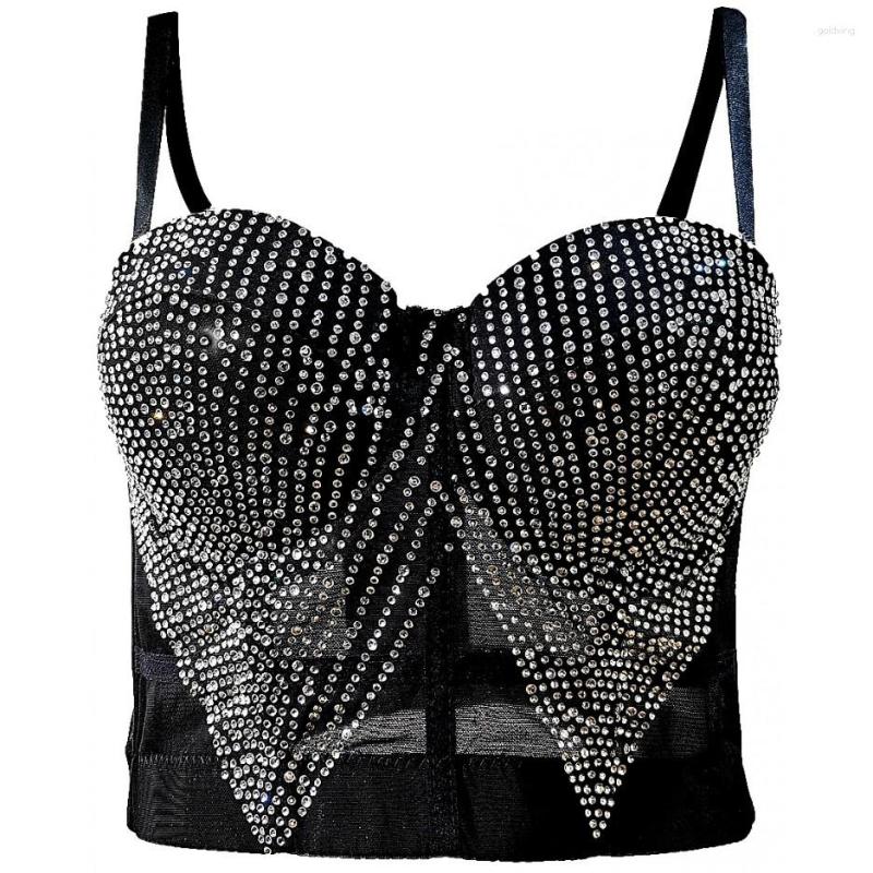 

Ethnic Clothing Dashiki African Rhinestone Diamond Sequin Tank Top Women Bra Camis Shirt Y2k Shaper Sexy Corset Ladies Crop Tops Blusas