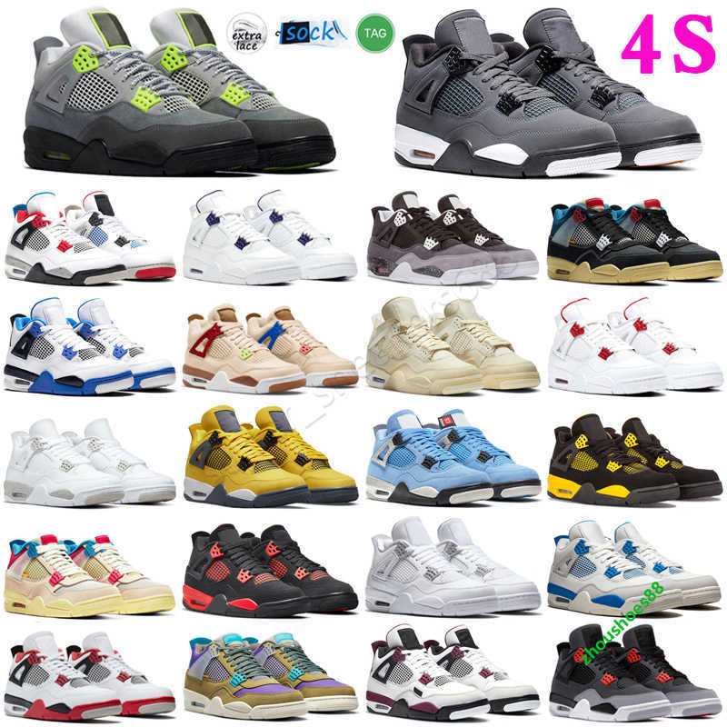 

Cat Military Black Oreo 4 4s Mens Basketball Shoes University Blue Thunder Fire Red Reverse Mocha Bred Canyon Dark Mocha Men Sports Women Sneakers, Color 26