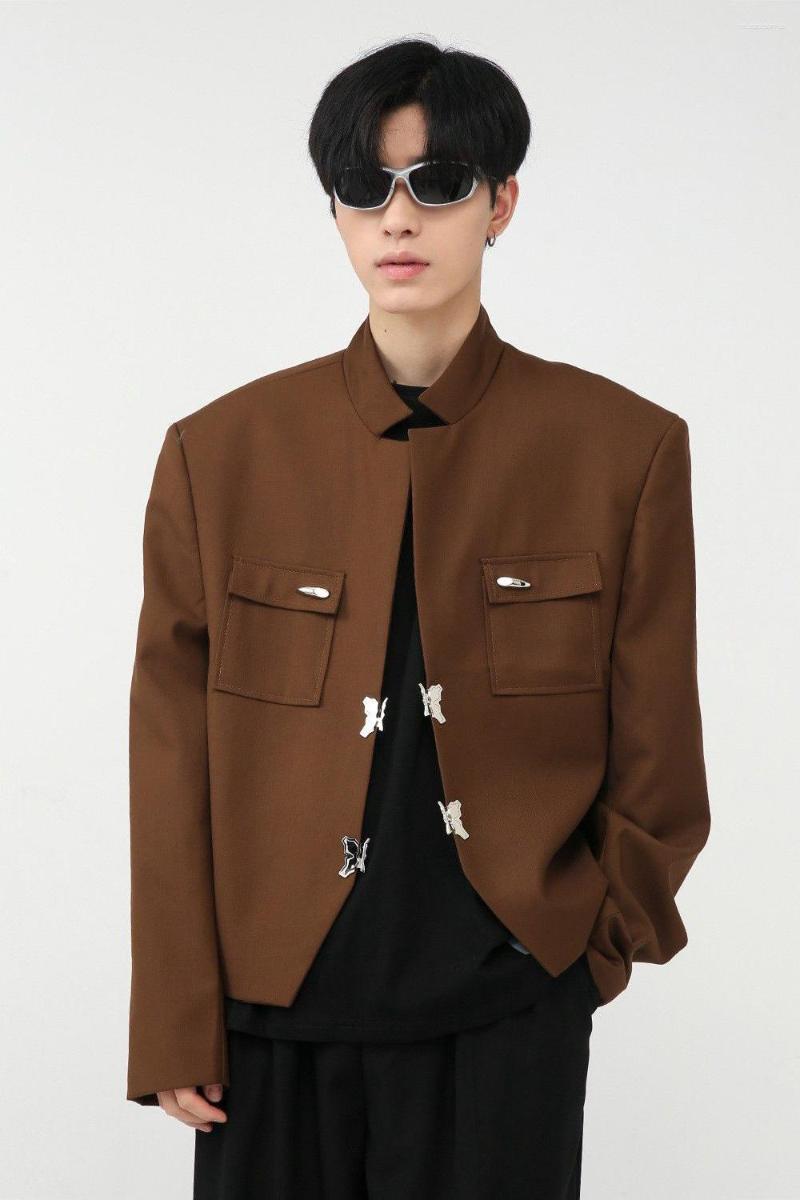 

Men's Jackets Ma587 Fashion Men's Coats & 2023 Runway Luxury European Design Party Style Clothing, Blue