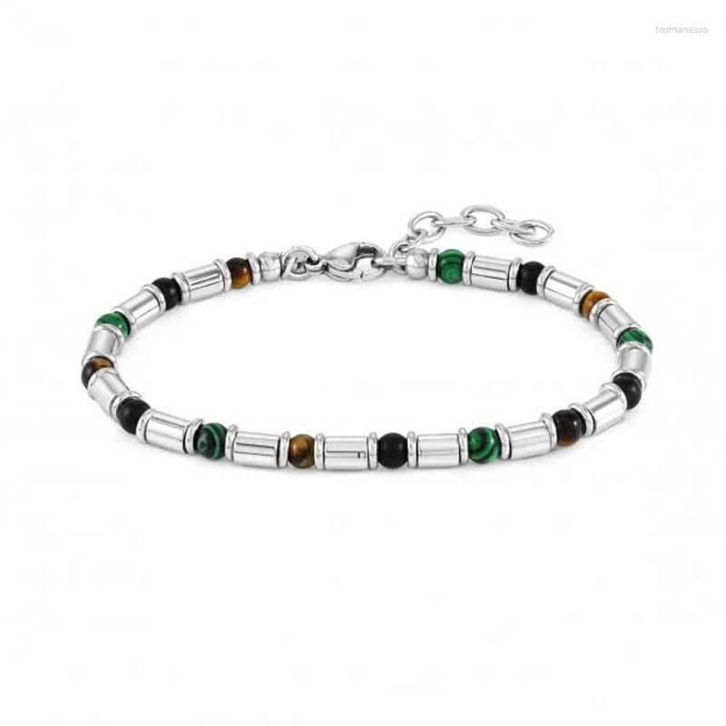

Charm Bracelets Summer Bead Jewelry Stainless Steel For Women And Men Drop Raym22