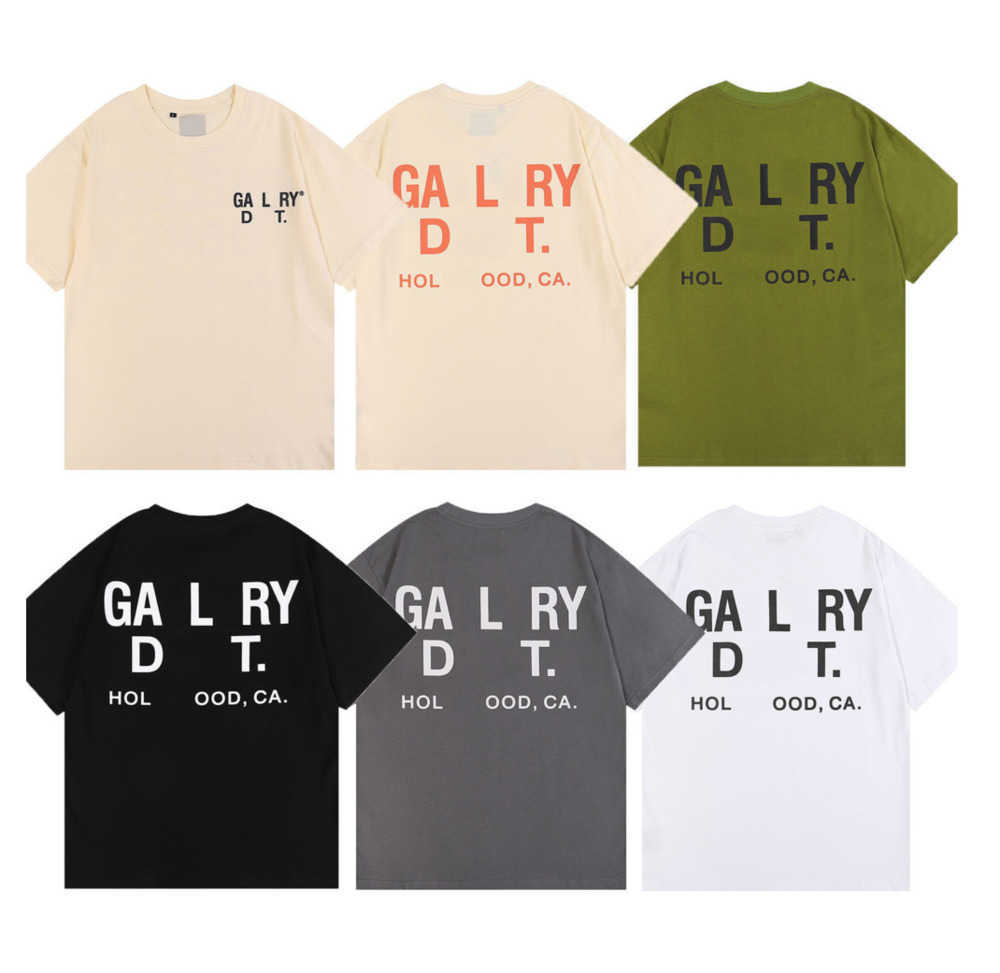 

2023 Tees Galleryse Depts T Shirts Mens Women Designer T-shirts Galleryes Cottons Tops Man S Casual Shirt Luxurys Clothing Street Shorts Sleeves Clothes S-XL, Ga1