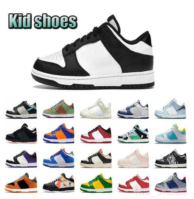 

2023 NEW dunks children's casual shoes New Chunky Kids Shoes Boys Girls designer Fashion low Sneakers Athletic Children SB panda shoe infant Sports Trainers US 3Y, 16