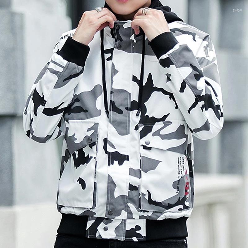 

Men's Jackets 2023 Autumn Men's Camo Hooded Coats Men Camouflage Jacket Military Male Streewear Army Windbreakers For Man Brand Clothes, Black