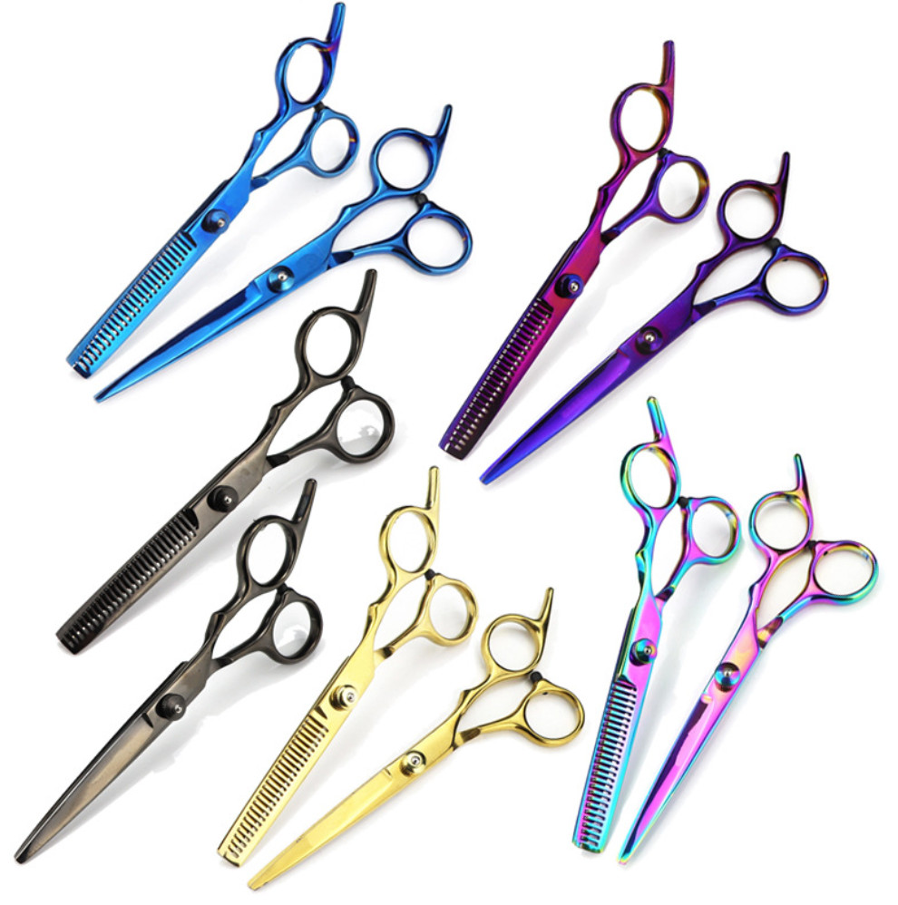 

6-Inch Stainless Steel Straight Shears Thinning Scissors Tooth Shears Multiple Styles Available