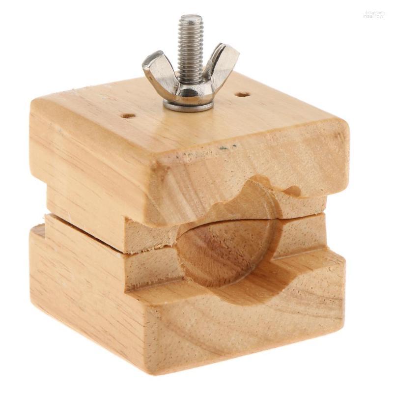 

Watch Repair Kits Wooden Clamp Tool Movement Adjustable Holder Plastic Fixer