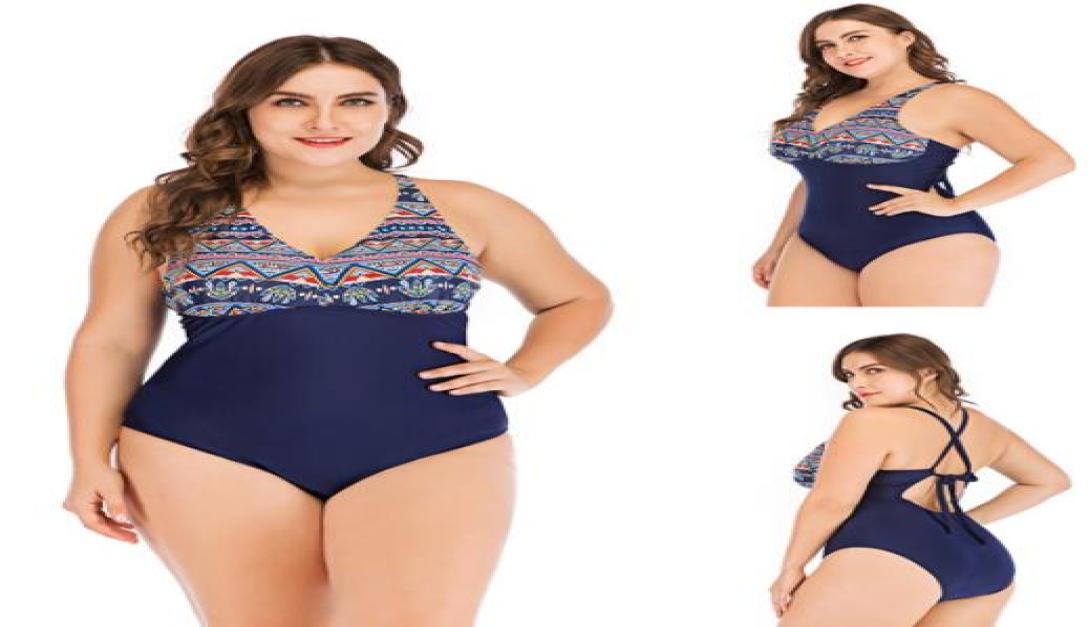 

large Women039s ladies girl WOMEN big Fat plus printed slim sexy one piece flat angle skirt swimwear yakuda flexible stylis5217567