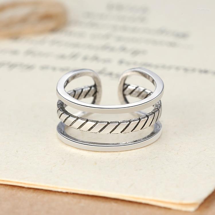 

Wedding Rings Large Vintage Layer Chains For Women Men Charm Male Retro Gothic Jewelry Drop
