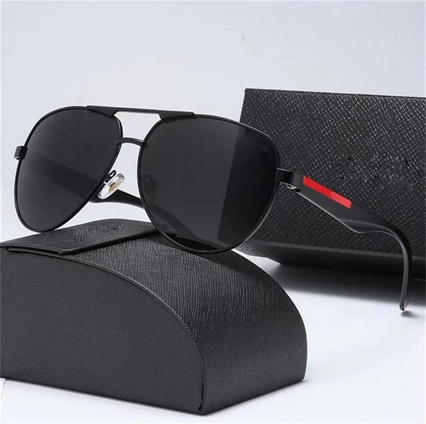 

2023 Top luxury Oval sunglasses for men designer summer shades polarized eyeglasses black vintage oversizd sun glasses of women male s291h