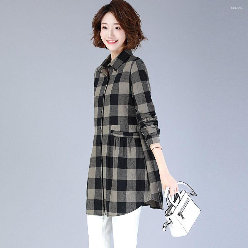 

Women's Blouses Shirts Women Harajuku High Street Casual Single Breasted Baggy Tops Vintage Cozy Stylish Collection Spring Autumn Shirt A687, Grey