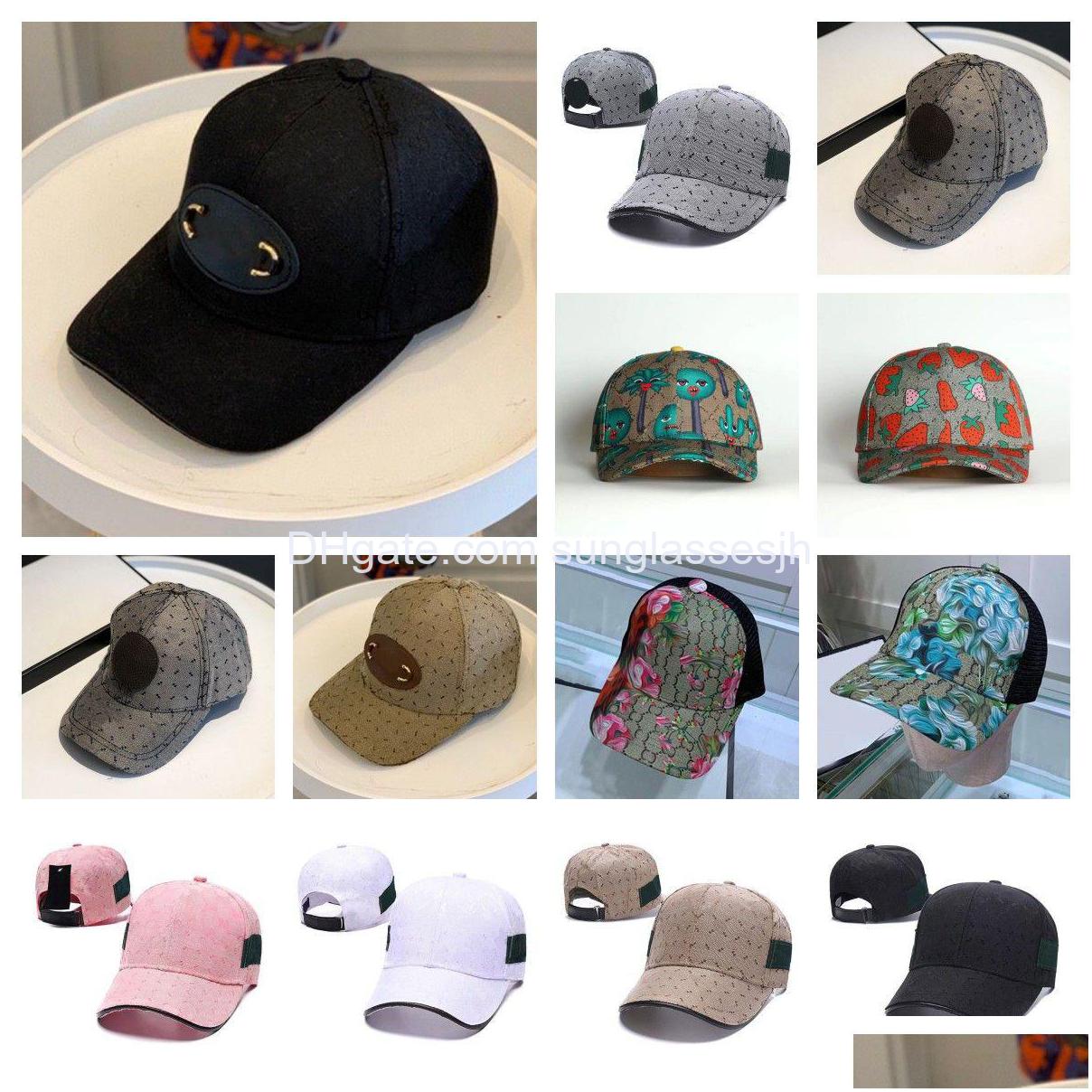 

Ball Caps Fashion Snapbacks Cap Designer Hat Fitted Stberry Baseball Street Casquette Unisex Adjustable Dome With Letter Embroidered Dhhdq, Adjustablehats