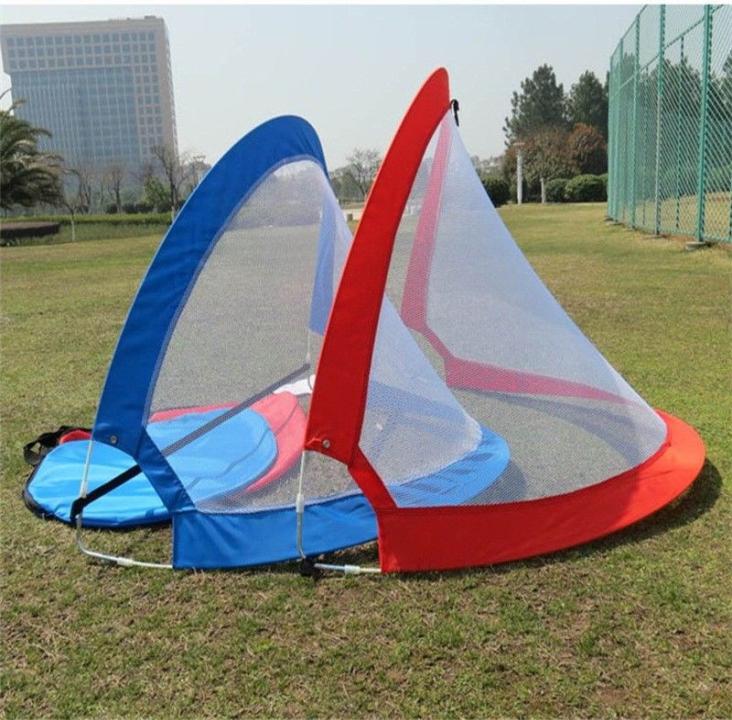 

New Kids Football fans Portable Mini Goal Net Boys Gate Football Soccer Goals Up Net Tent child Indoor Outdoor Play Sports Toy acc1655255, Red