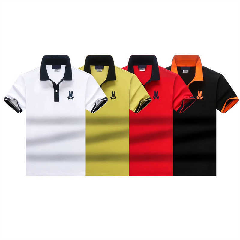 

2023 Mens Polos Shirt Psychos Tshirt Womens Bunnys Tees Combed Cotton Summer Short Sleeve Business Design Fashion Skull Rabbit Casual Breathable Clothes T36z, 15