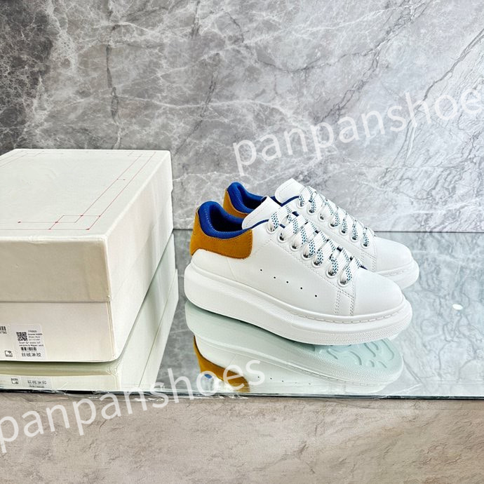 

Luxury Designer sneaker shoe women Casual shoes mens leather white platforms with black outdoor sneakers size 35-46, 09