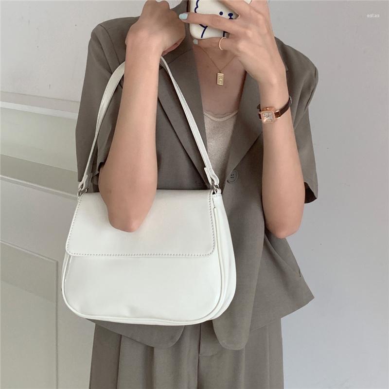

Evening Bags Women Shoulder Bag 2023 Patent Leather Purses And Handbags Female Shopper Fashion Casual Solid Color Designer Saddle, Heise