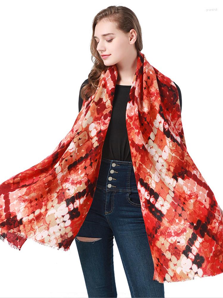 

Scarves Imitation Cashmere Women Scarf Autumn Winter Lady Print Scarve Pashmina Bandana Mujer Femme Foulard Bufanda Wrap Shawls Stoles