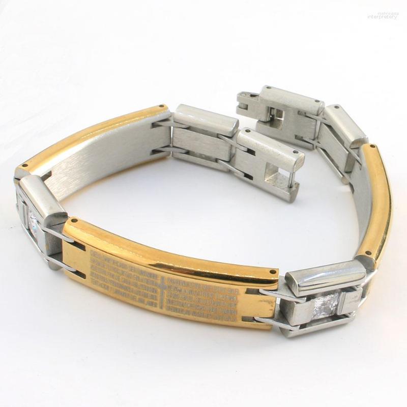 

Link Bracelets Stainless Steel Jewelry Bracelet Gift Cross Especially Good Quality Fashion BRYZ100