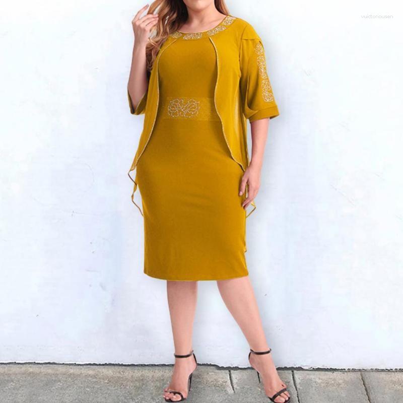 

Plus Size Dresses Style Women's Dress Chiffon Cape Set With Diamonds High-end Fashion Casual Long SkirtPlus, Purple