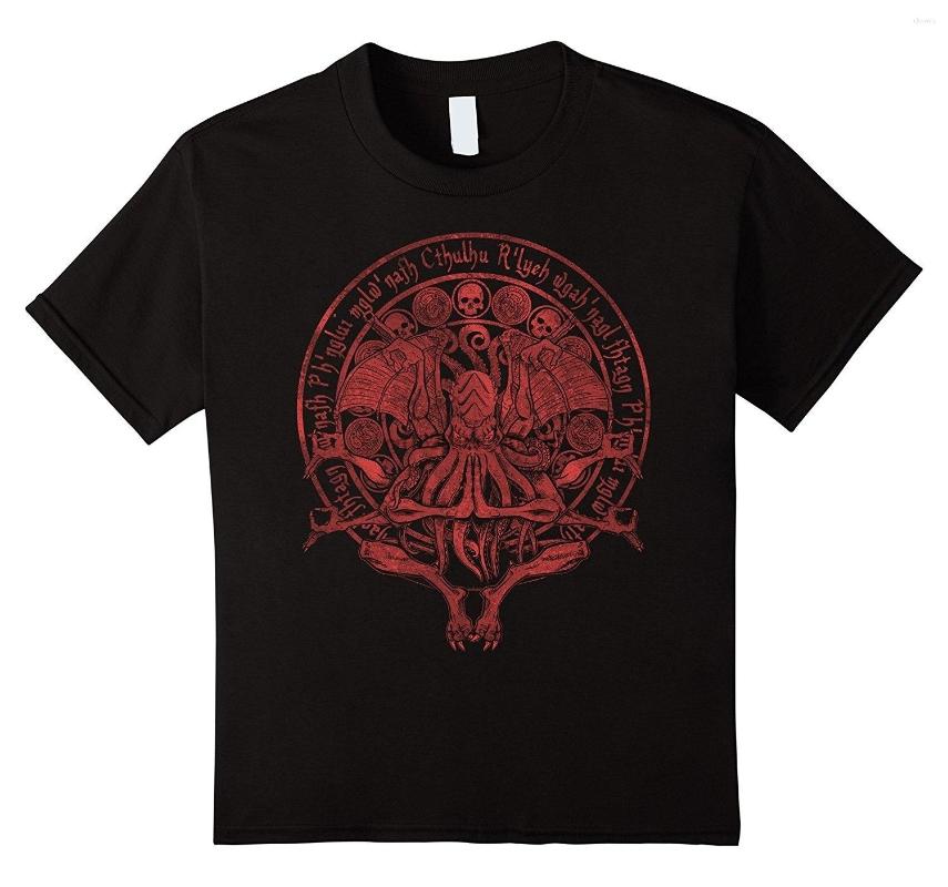 

Women's T Shirts The Idol Cthulhu Red Variant Men's Round Neck T-Shirt, We