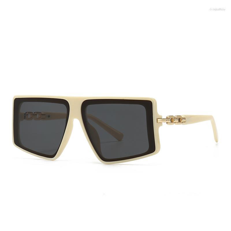 

Sunglasses 2023 Trend Oversized Thick Frame Women Men UV400 Vintage Square Shades Sun Glasses Female Street Beat Eyeglasses