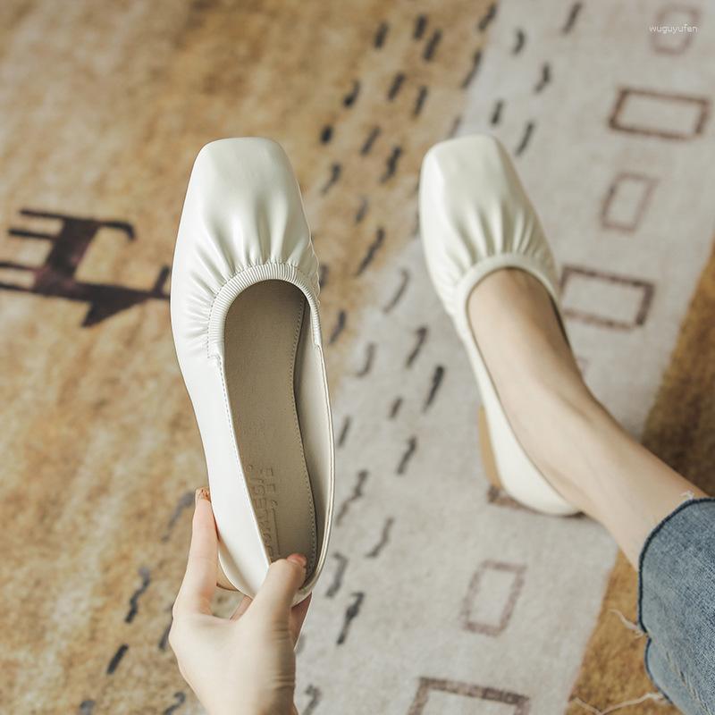 

Dress Shoes Spring And Autumn Women's Single Shoe Square Toe Thick Heel Versatile Shallow Mouth Wl-d047, Camel color