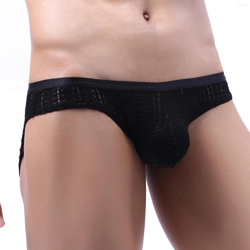 

Women's Panties Mens Sexy Bikini Briefs Underwear Low Rise Lace, Black