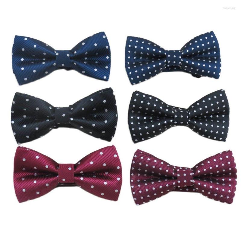 

Bow Ties Han Edition Men's Leisure Dot Bowtie/High-end Atmosphere/boys Favorite Gift Fashion Tie Dark Color Gravata
