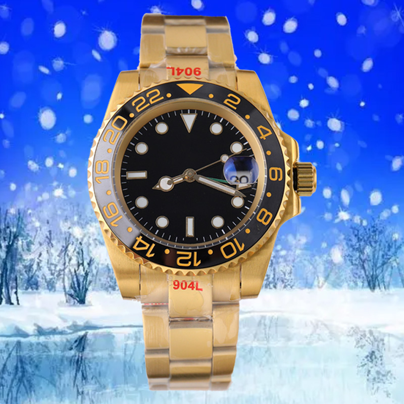 

mens automatic ceramics watches 41mm full stainless steel Cola wristwatches sapphire luminous watch business casual montre de luxe classic gifts wristwatches, S15