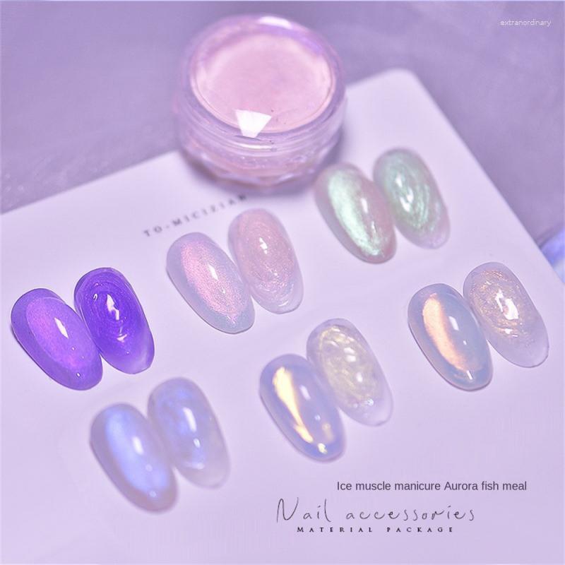 

Nail Art Kits Decoration Aurora Powder High End Mirror Enhancement Products Ice Muscle