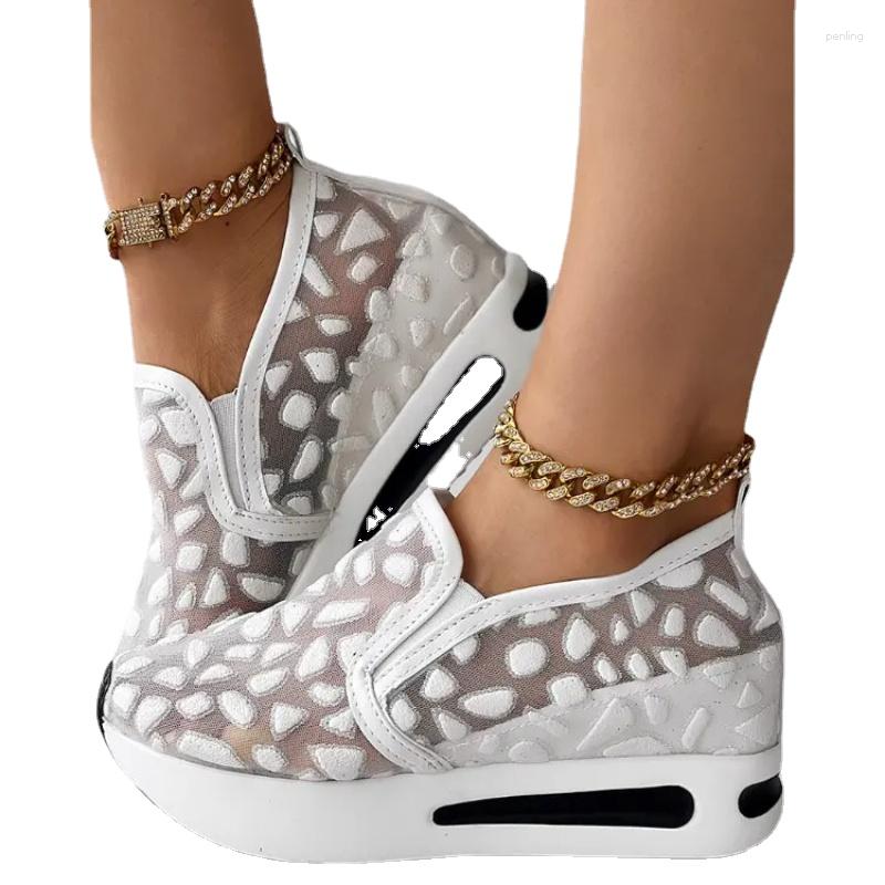 

Dress Shoes Lace Flats Platform Women Sport Mesh Breathable Sneakers 2023 Summer Casual Sandals Running Beach Rocking Dance, Red