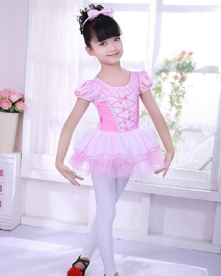 

Stage Wear 3-16Y Child Swan Lake Ballet Costume Junior Show Dancewear Girls Leotard Tutu Dance Dress Toddler Dancing Clothing, Pink
