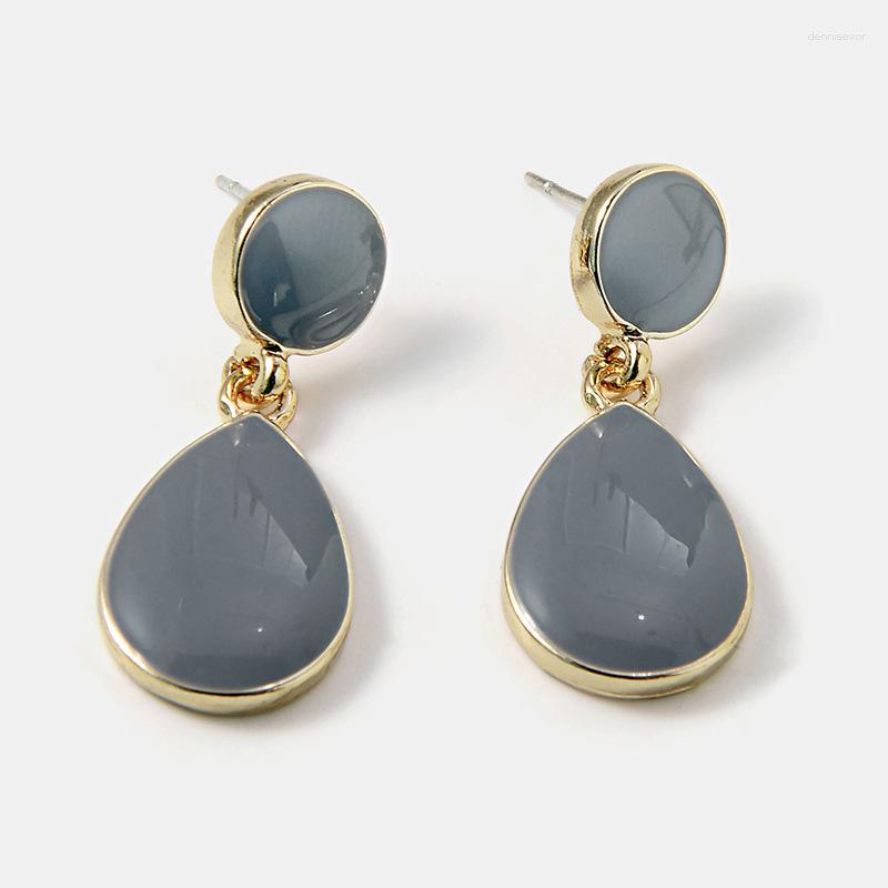

Dangle Earrings Fashion Water Drop For Women Delicate Design Jewelry Accessory Girl Student Party Gift