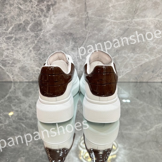 

2023 new Hot Designer Sneakers Casual shoes Leather Lace Up Men Fashion Platform White Black mens womens Espadrilles Sports Trainer, 10