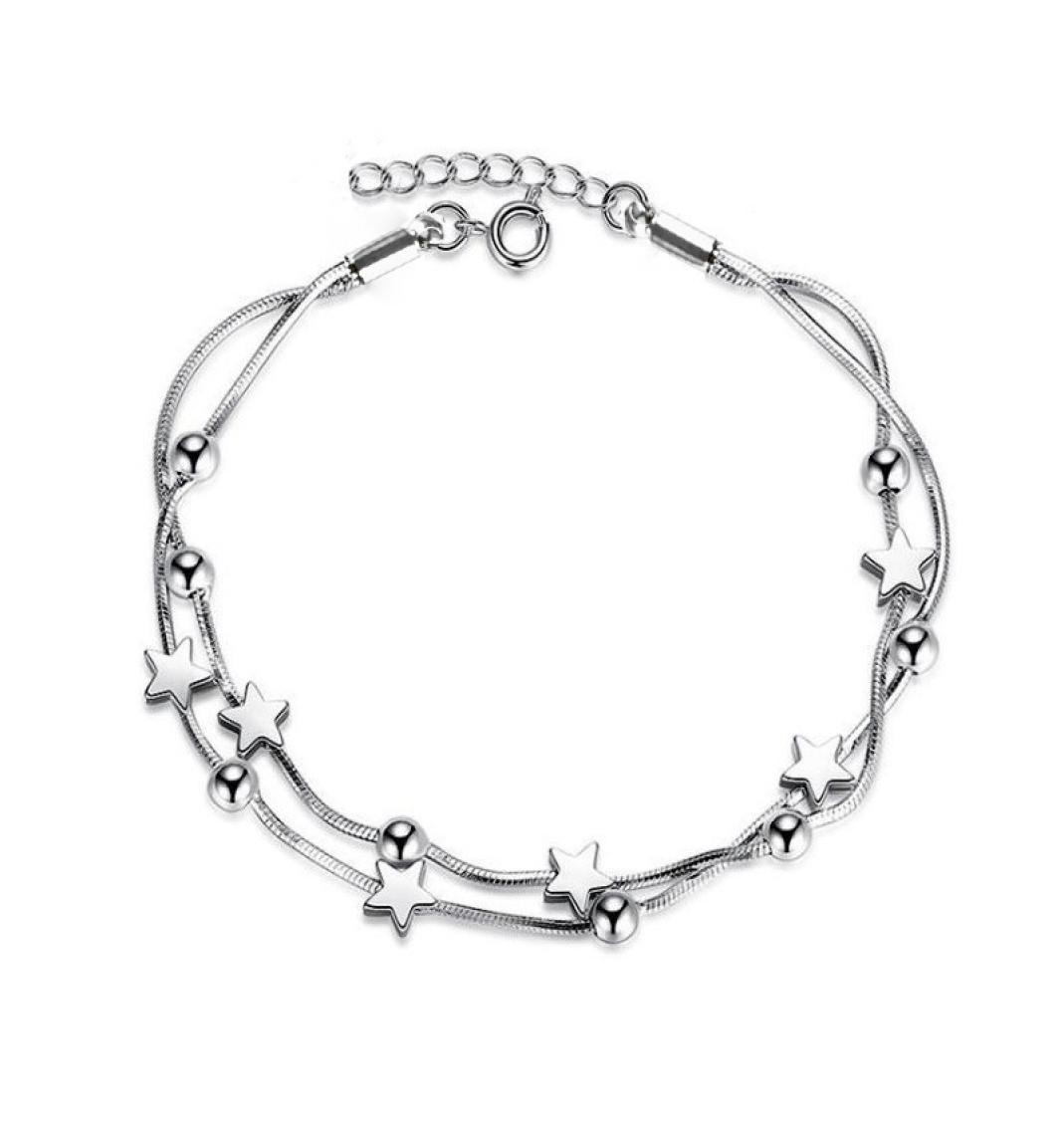 

Classic Chain Pentagram Round Bead Bracelet Girls Hand Jewelry2147909