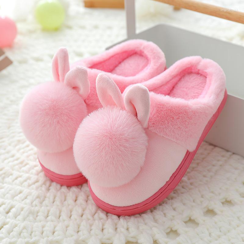 

Athletic Shoes Winter Children Casual Cotton Boy Girl Cartoon Plus Warm Flat Shoe Light Comfortable Home Kid Slipper, Gray a
