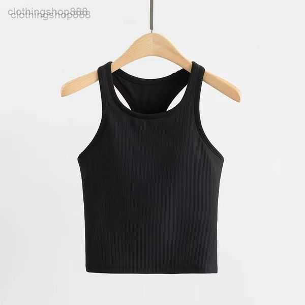 

Lulus Tank Top Slim Fit Sleeveless Yoga Outfits Shirt Brushed Workout Sports with Padded Bra Jbs6 JBS6