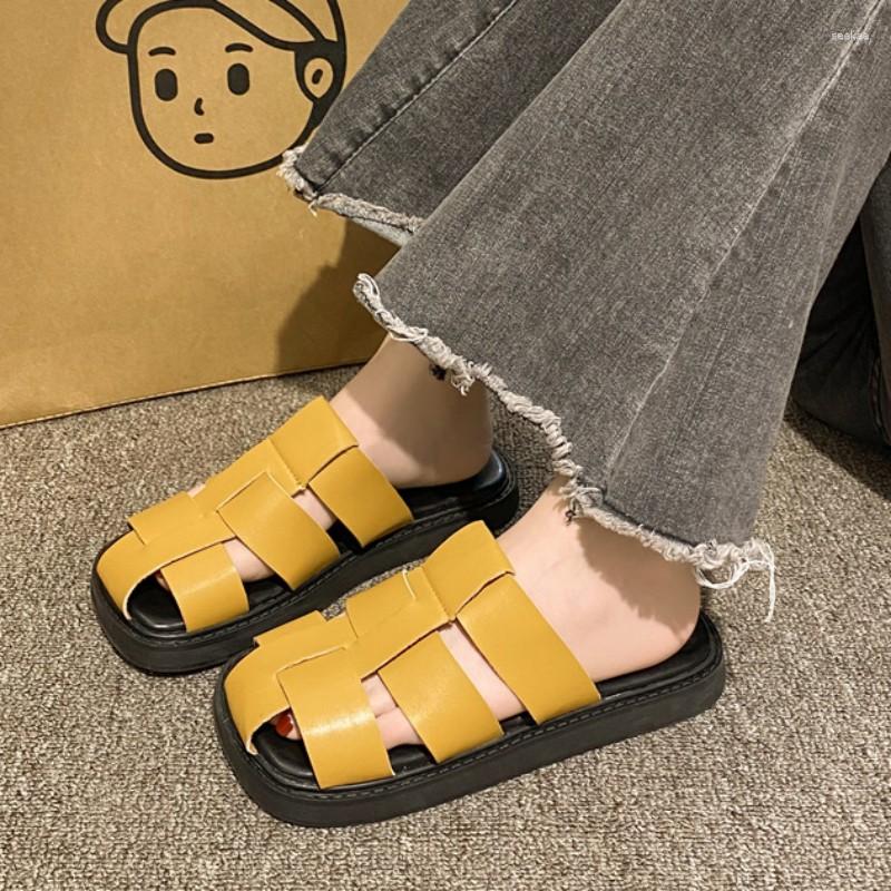 

Slippers Flats Casual Mules Shoes Women Flip-flops 2023 Summer Fashion Trend Beach Dress Sandals Slingbacks Slides, Silver