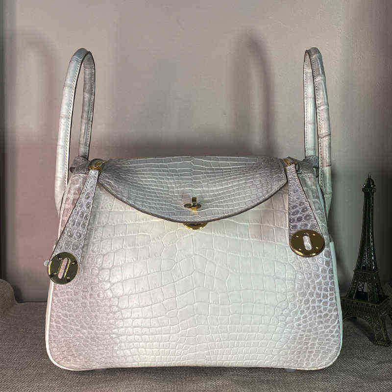 

H Home s Bags Hand Imported Crocodile Leather Lin Ostrich 26 Sewn Togo Womens Mini One Shoulder bag Fashion 3ZBKHave Real Logo, Ostrich skin imported from africa 26